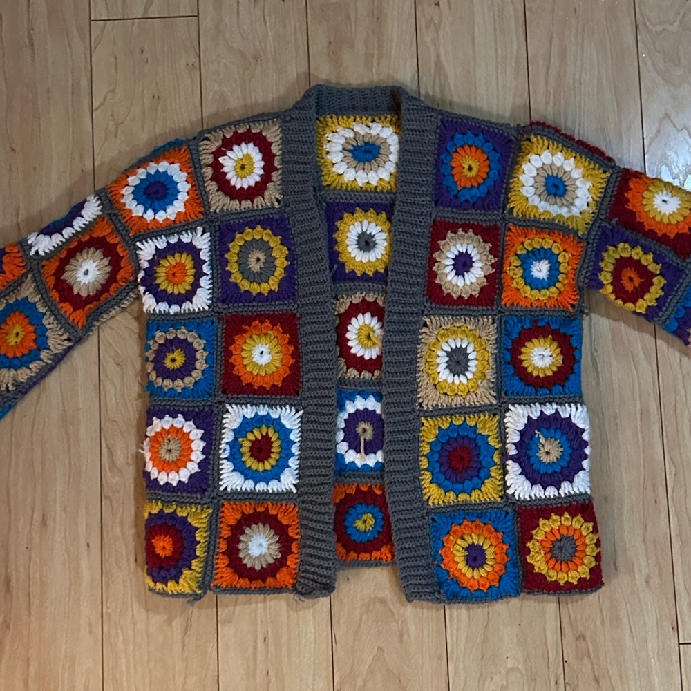 Handmade crochet cardigan
